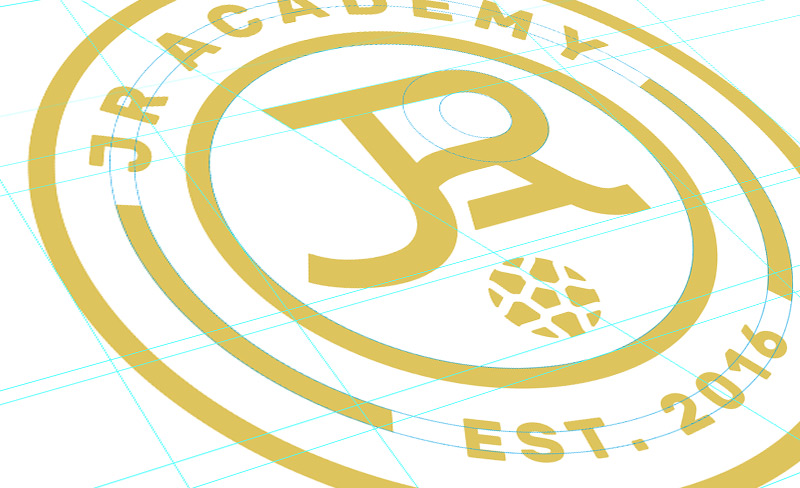 JR Academy logo ontwerp